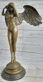 Descending Night Bronze Sculpture