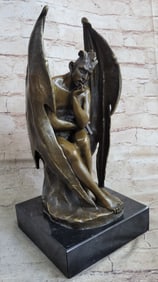 Lucifer Demon Fallen Angel Satan Bronze Statue