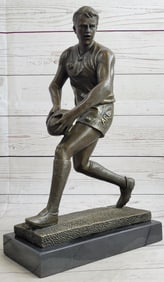 Olympic Rugby Player Bronze Sculpture