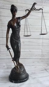 Lady Justice Bronze Sculpture
