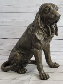 Hound Dog Bronze Sculpture