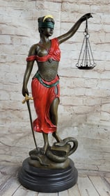 Justice Blind Justice Bronze Sculpture