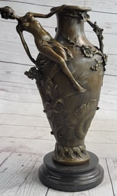 Beautiful Vase Bronze Sculpture