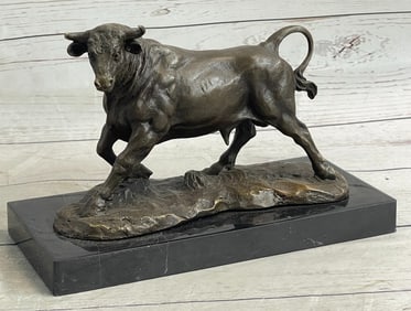 Bull Animal Edition Bronze Sculpture