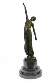 Egyptian Dancer Bronze Sculpture