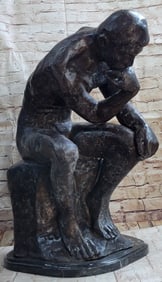 Thinker Bronze Sculpture