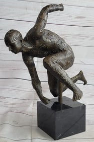 Nude Male Bronze Sculpture
