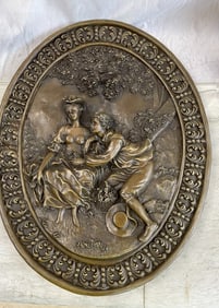 Forgive Me Bronze Wall Plaque Sculpture