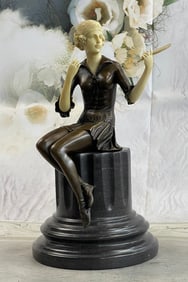 Jazz Model Actress Bronze Sculpture