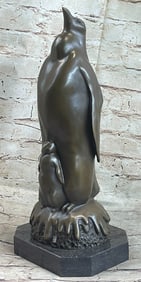 Penguin Chick Bronze Sculpture