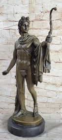 Nude Greek Bronze Statue