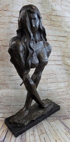 Nude Woman Bronze Sculpture