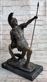 Roman Gladiator Bronze Sculpture