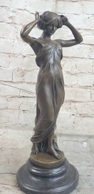 Female Personifying Bronze Sculpture