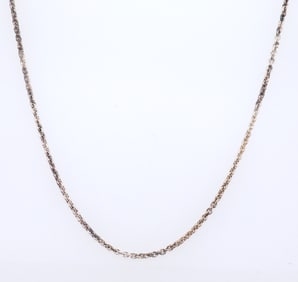 Sterling Silver Cable Chain Necklace