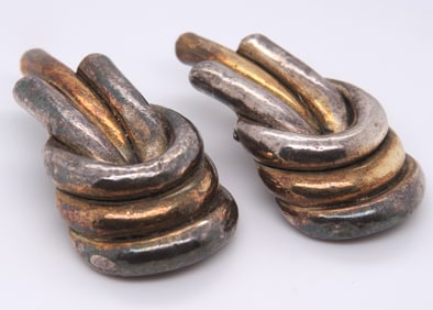 Vintage 925 Sterling Silver Earrings