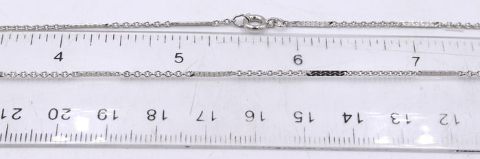 Group lot of vintage 925 sterling silver necklaces