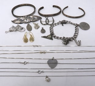 Vintage Sterling Silver Lot of Jewelry