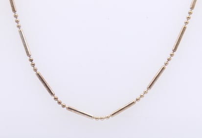 Vintage Italian Sterling Silver Chain Necklace