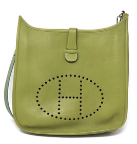Hermes Evelyn 3GM chartreuse shoulder bag