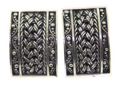 Vintage Sterling Silver Signed earrings