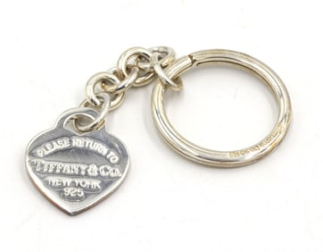 Tiffany & Co Heart Tag Key Ring