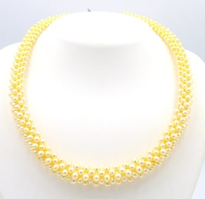 Honora pearl cluster necklace