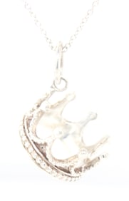 Tiffany & Co Crown charm necklace