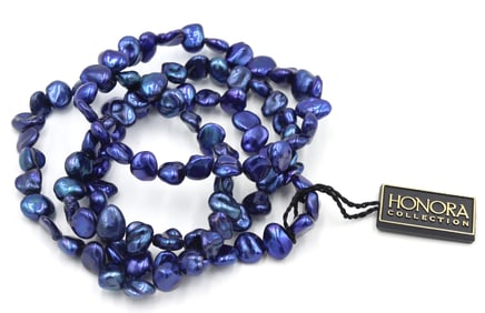 Lot of 4 Honora cultured scrunchie bracelets