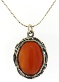 Israel Sterling Silver Amble Necklace