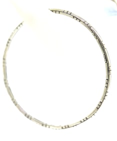 Trendy Sterling Silver John Hardy Bedeg Slim Bangle