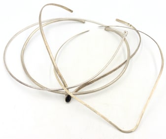 Group lot of Vintage 925 sterling silver collar