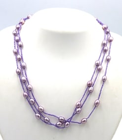 Honora pearl 3 strand necklace