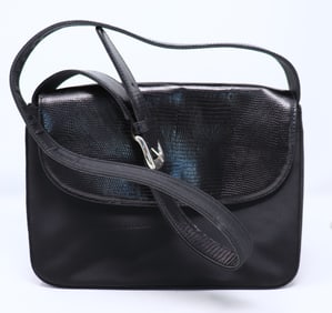 Preowned Talbots Black Fabric purse