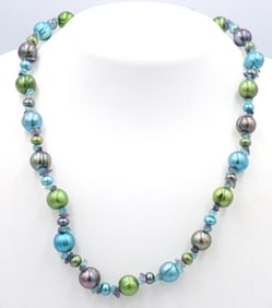 Honora multi color pearl strand necklace