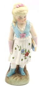 Antique Conta & Boehme figurine, School girl