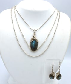 Group lot of Vintage 925 sterling silver mixed jewelry