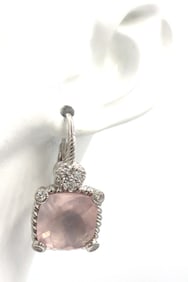 Judith Ripka 925 sterling silver earrings
