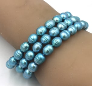 Set of 3 Honora pearl bracelets
