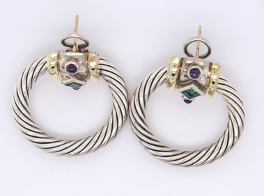 David Yurman Renaissance Door Knocker Earrings