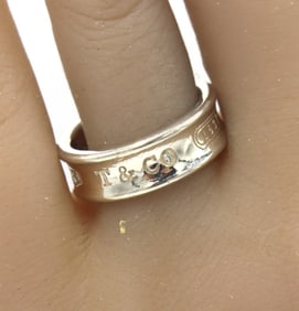 Tiffany & Co 1837 ring in 925 sterling silver