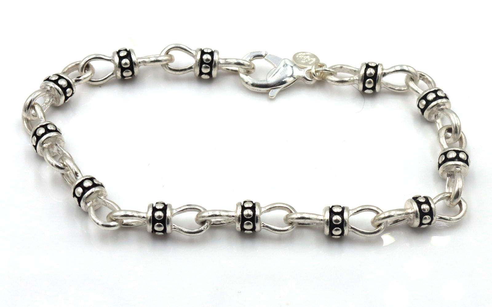 925 Sterling silver signed bracelet (1 of 4)
