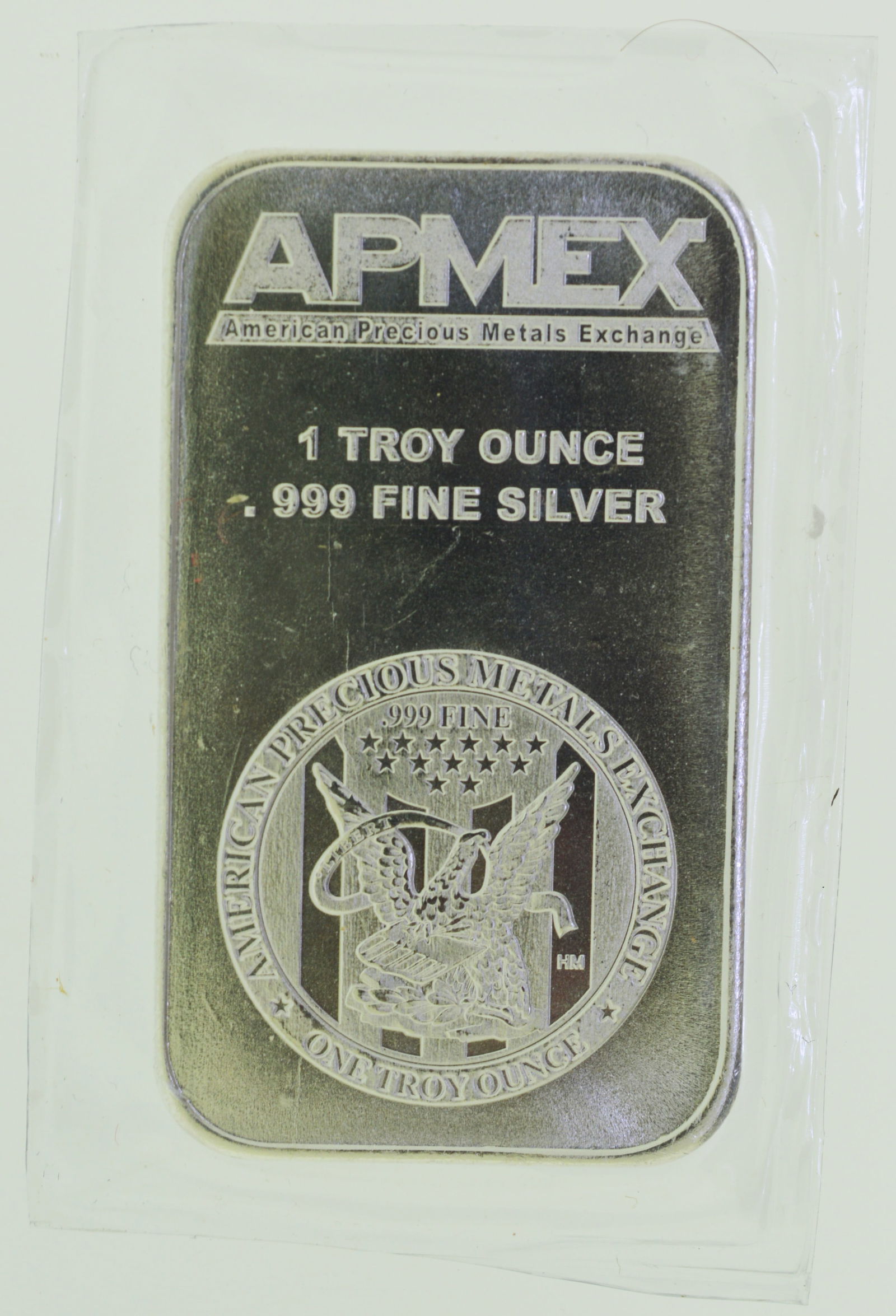 APMEX 1 oz .999 Fine Silver Bar: APMEX 1 oz .999 Fine Silver Bar.
