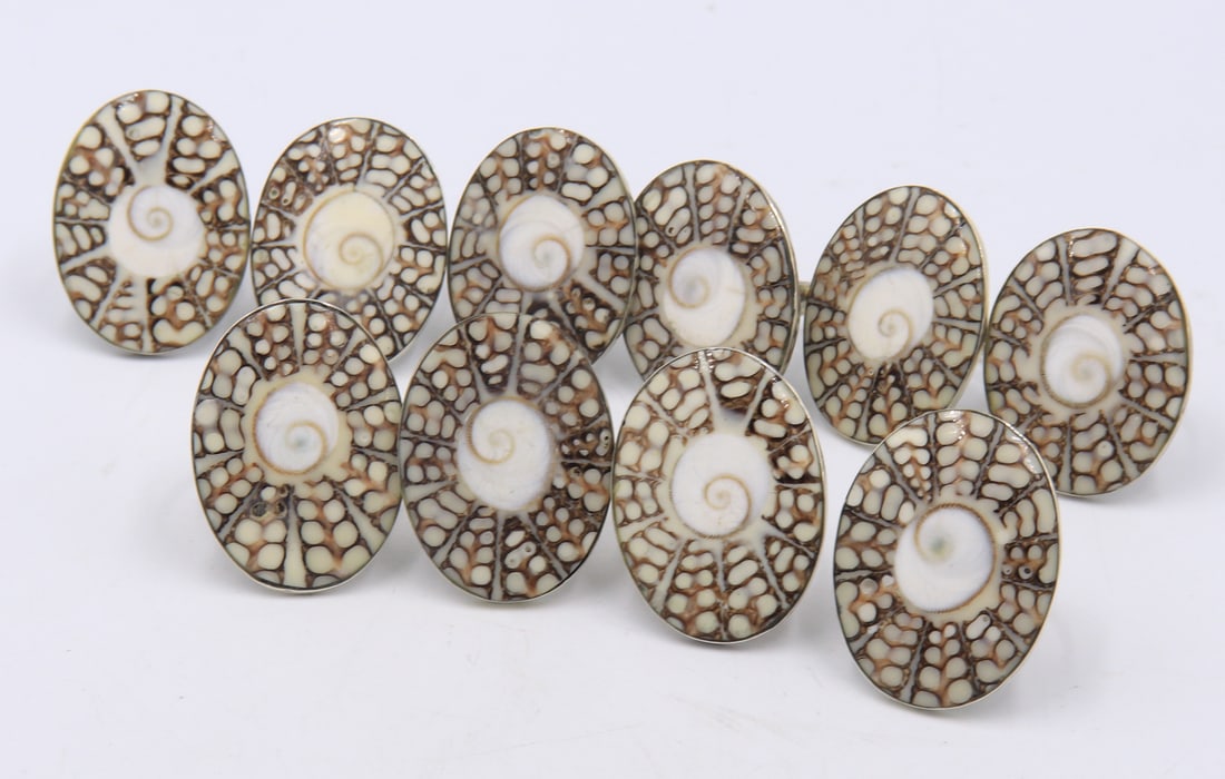 Group Lot of 10 Vintage 925 Sterling Silver Rings (1 of 4)