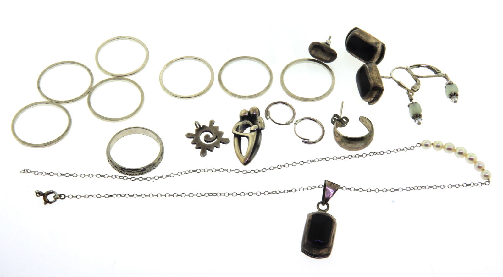 Lot of Sterling Silver Misc Jewelry (1 of 6)