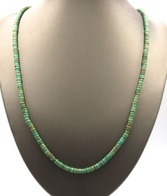 Turquoise beaded necklace