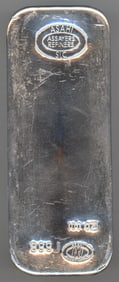 Asahi 100 Troy Oz Silver Bar Beautiful poured pure .999 Fine Silver