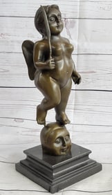 Standing Angel Bronze Sculpture