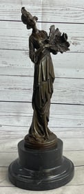 Feather Gown Bronze Sculpture