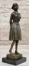 Nude Woman Bronze Sculpture